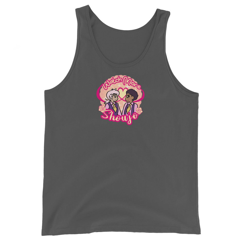 "Watch More Shoujo: Romance" Tank Top (Straight Cut)