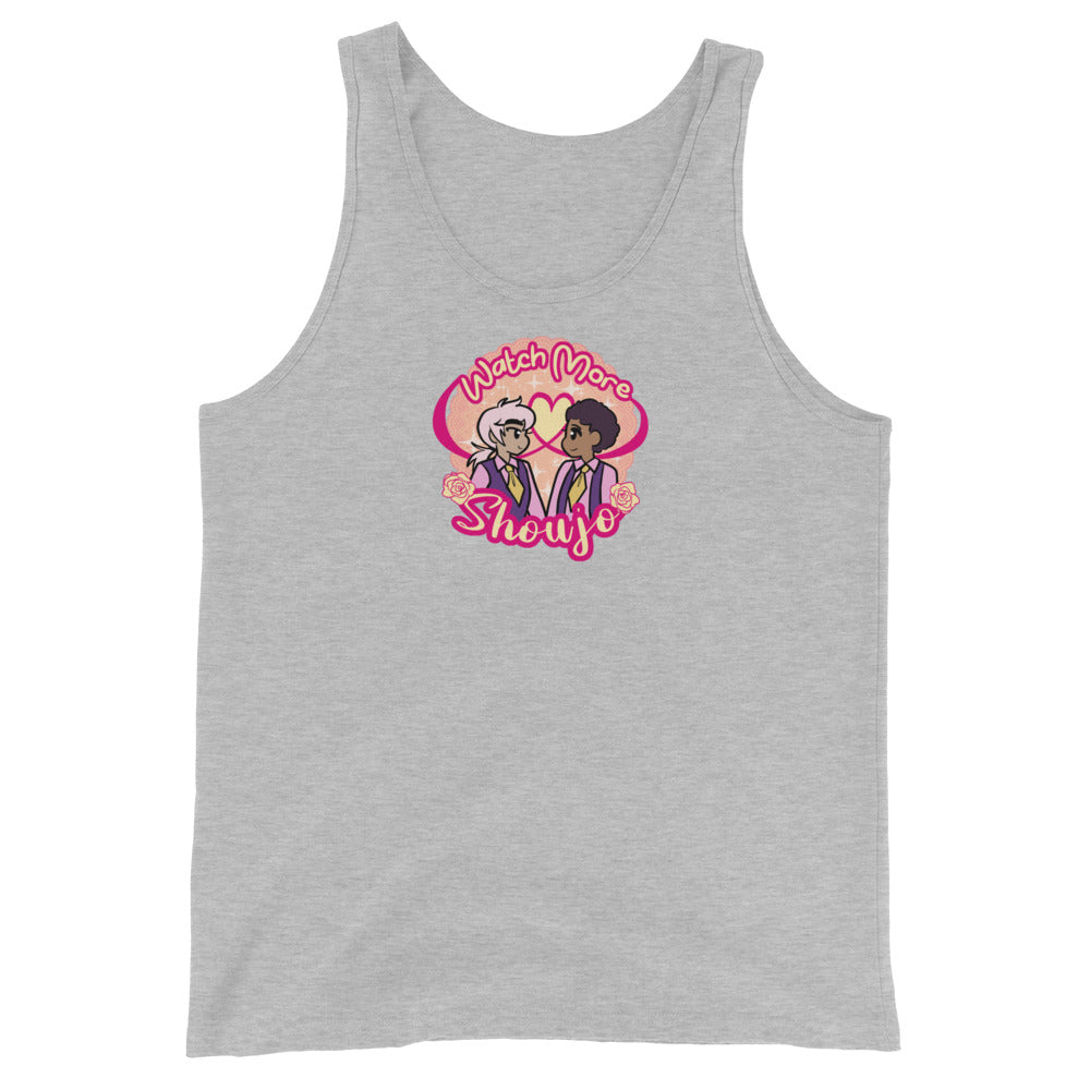 "Watch More Shoujo: Romance" Tank Top (Straight Cut)