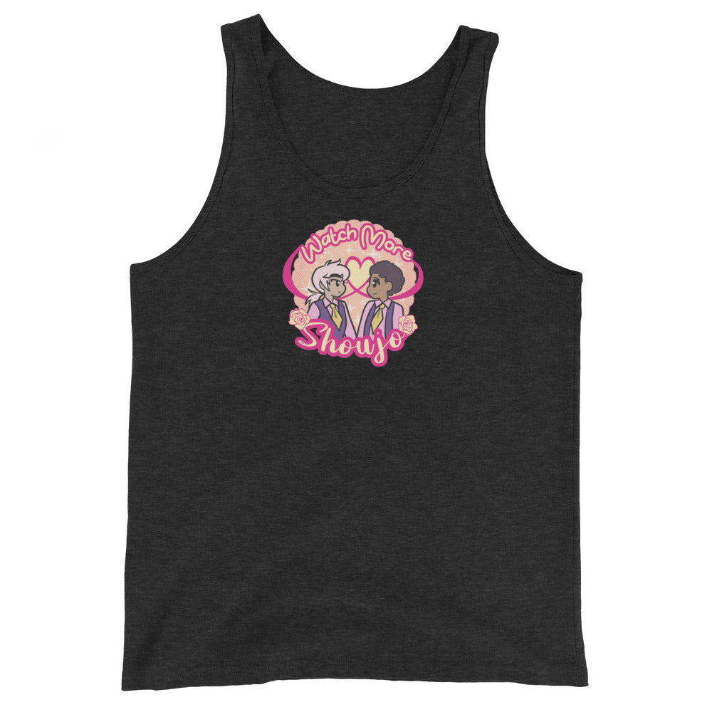"Watch More Shoujo: Romance" Tank Top (Straight Cut)