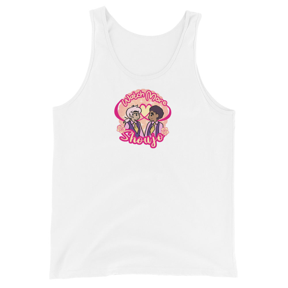 "Watch More Shoujo: Romance" Tank Top (Straight Cut)