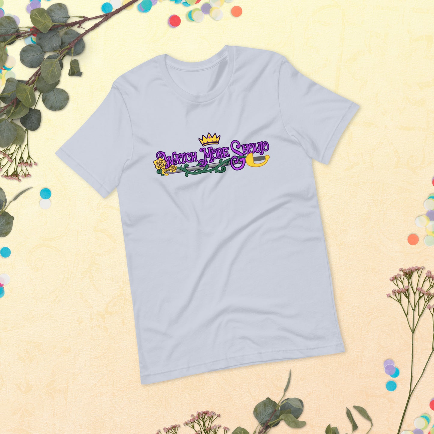 "Watch More Shoujo: Revolution" T-Shirt (Straight Cut)