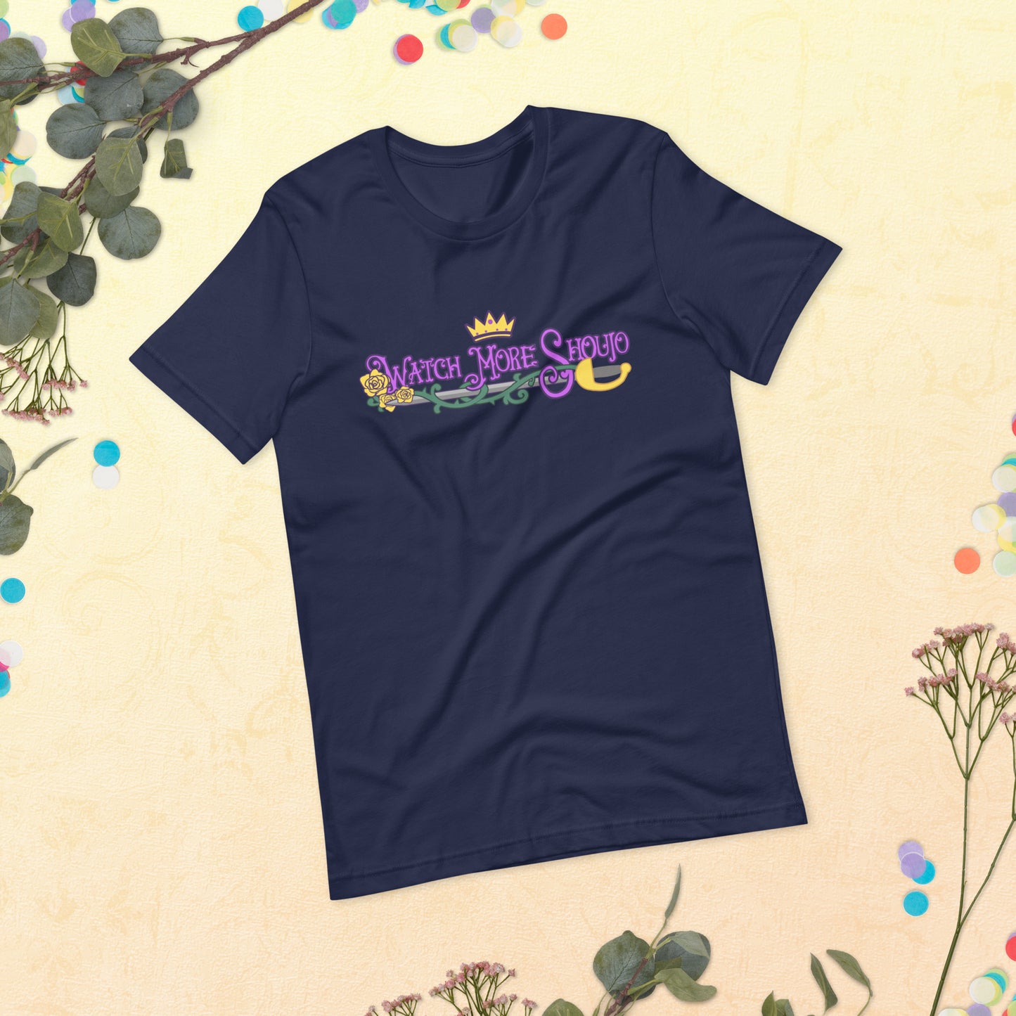 "Watch More Shoujo: Revolution" T-Shirt (Straight Cut)