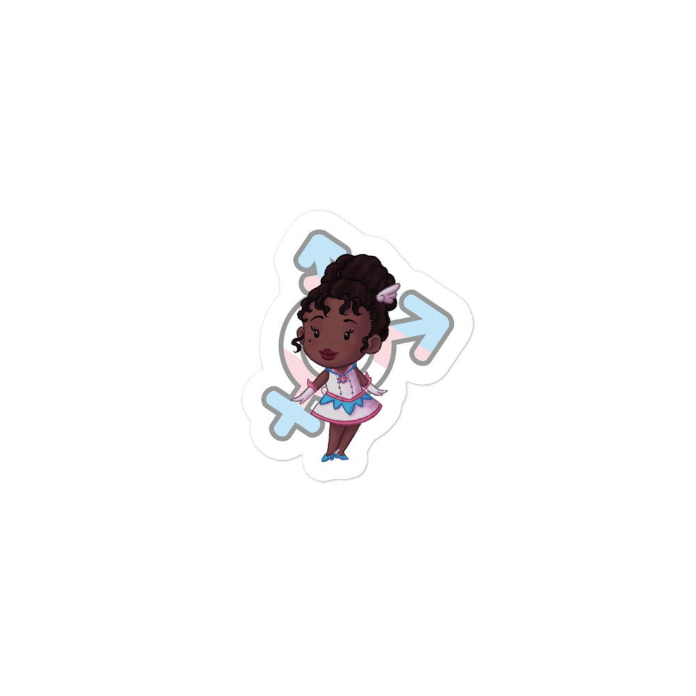 Chibi Trans Magical Girl Sticker