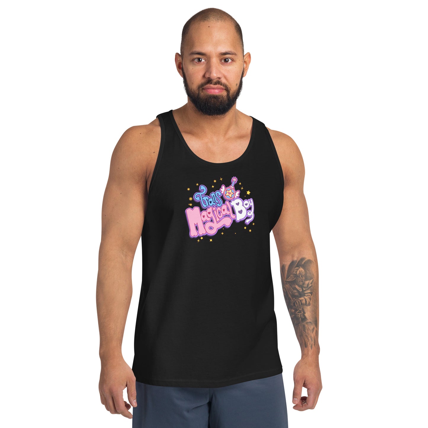 Trans Magical Boy Tank Top (Straight Cut)
