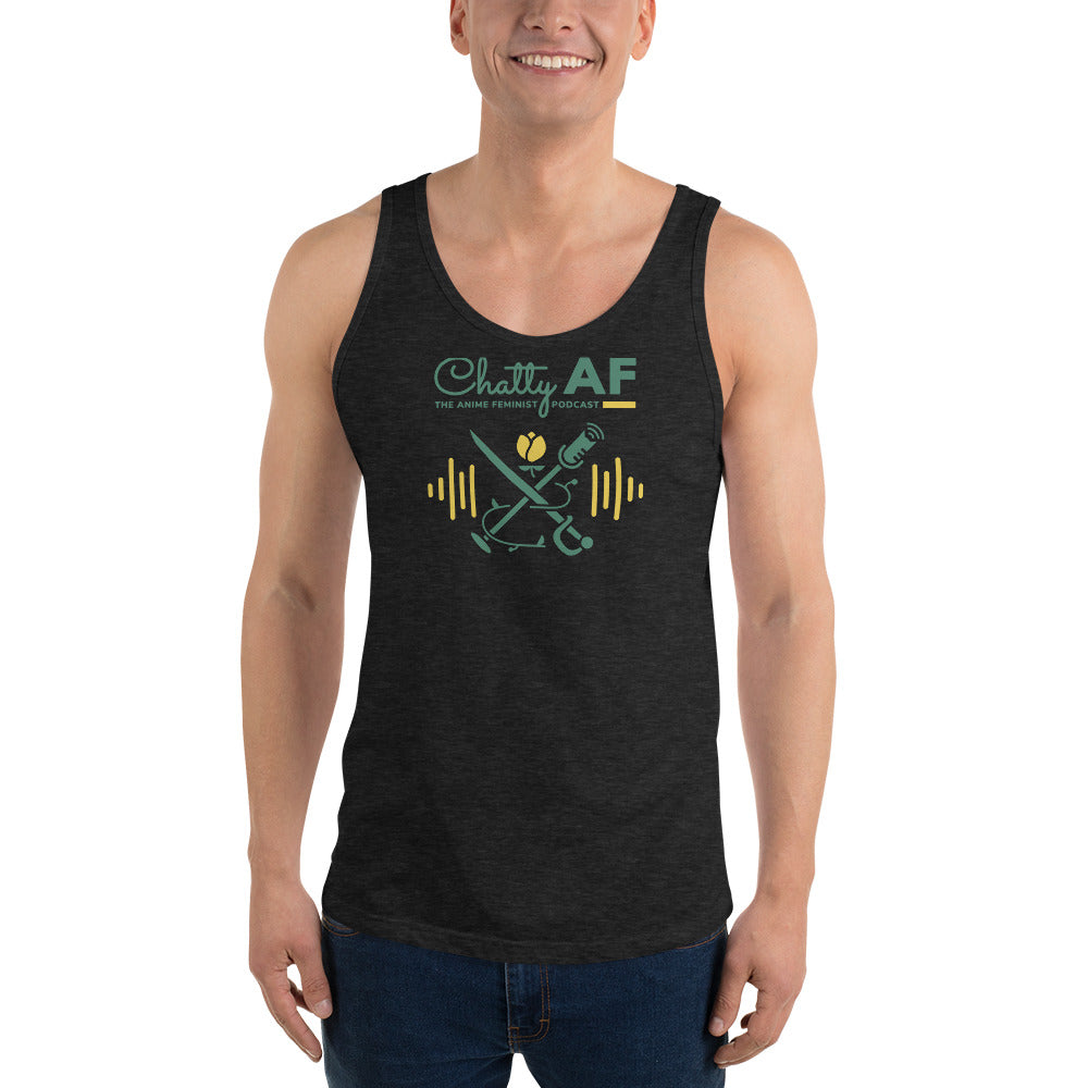 Chatty AF Podcast Tank Top (Straight Cut)