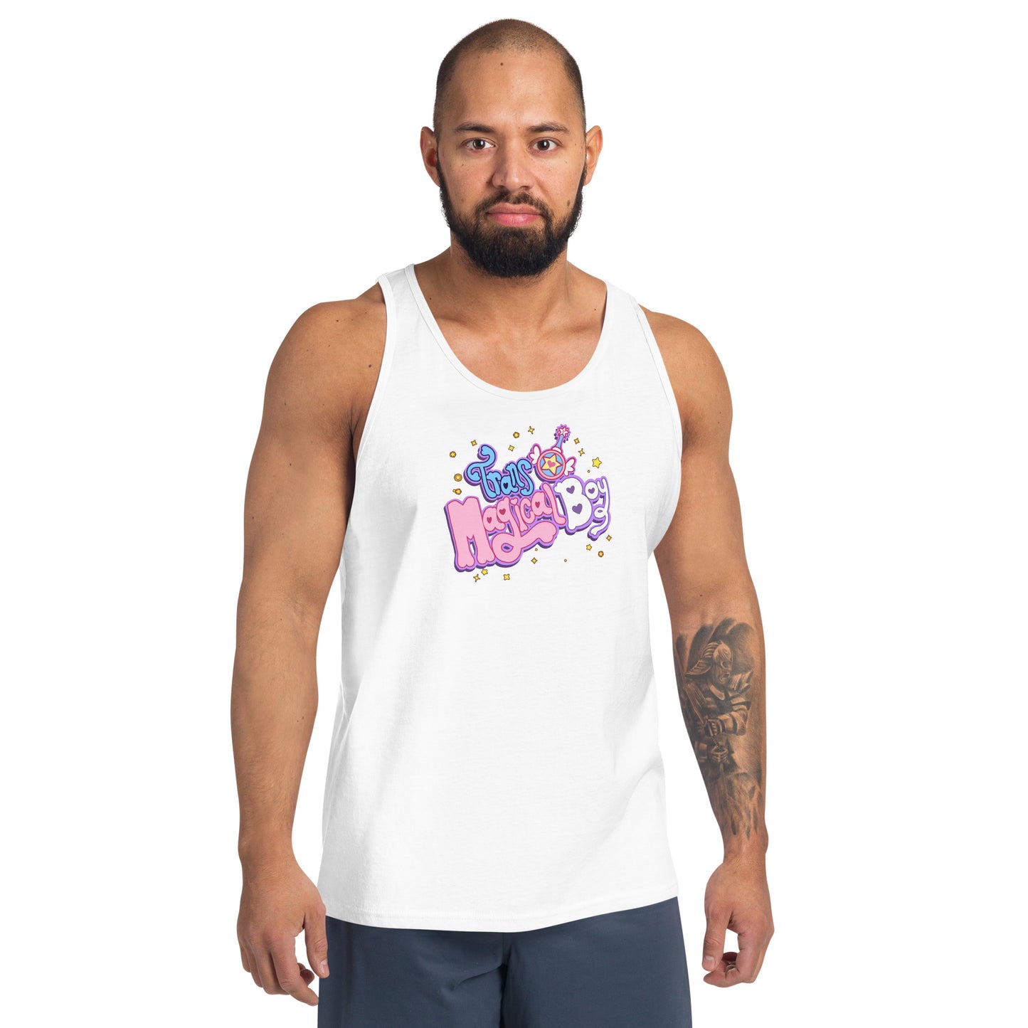 Trans Magical Boy Tank Top (Straight Cut)