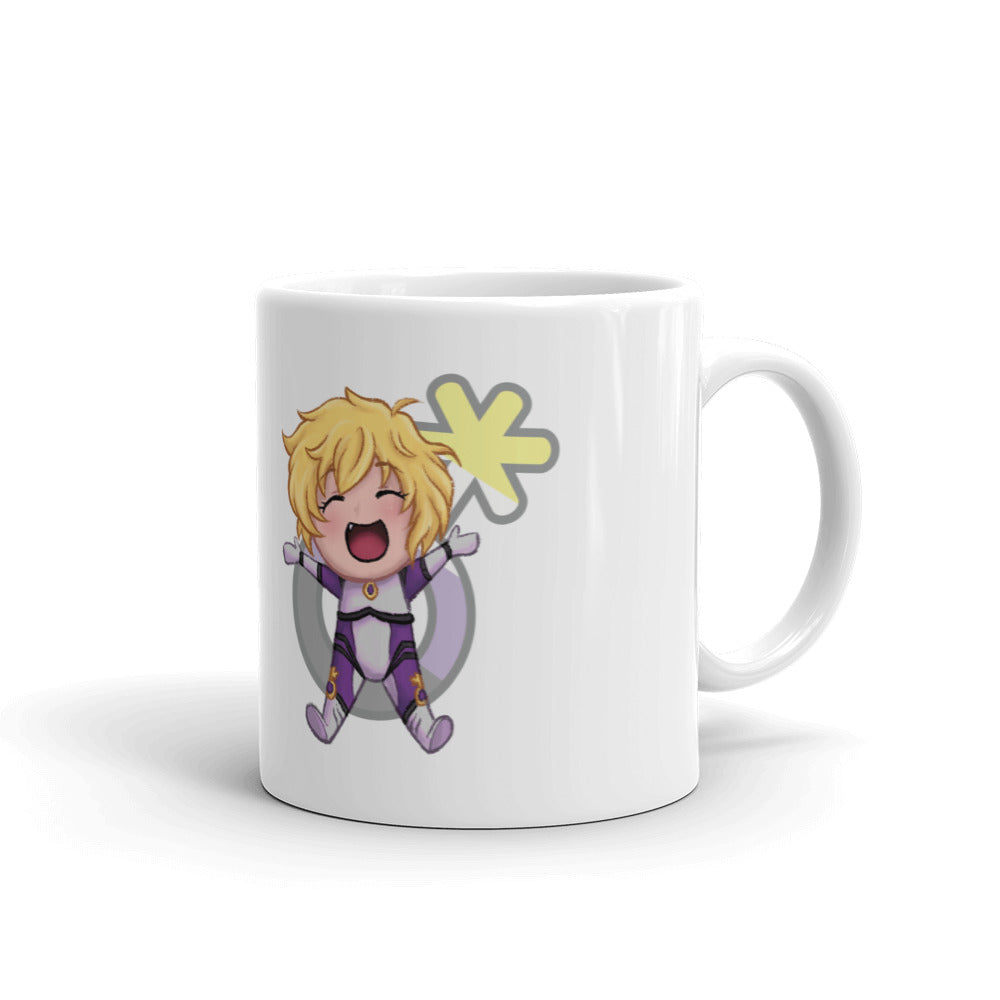 Chibi Non-Binary Mecha Pilot Mug