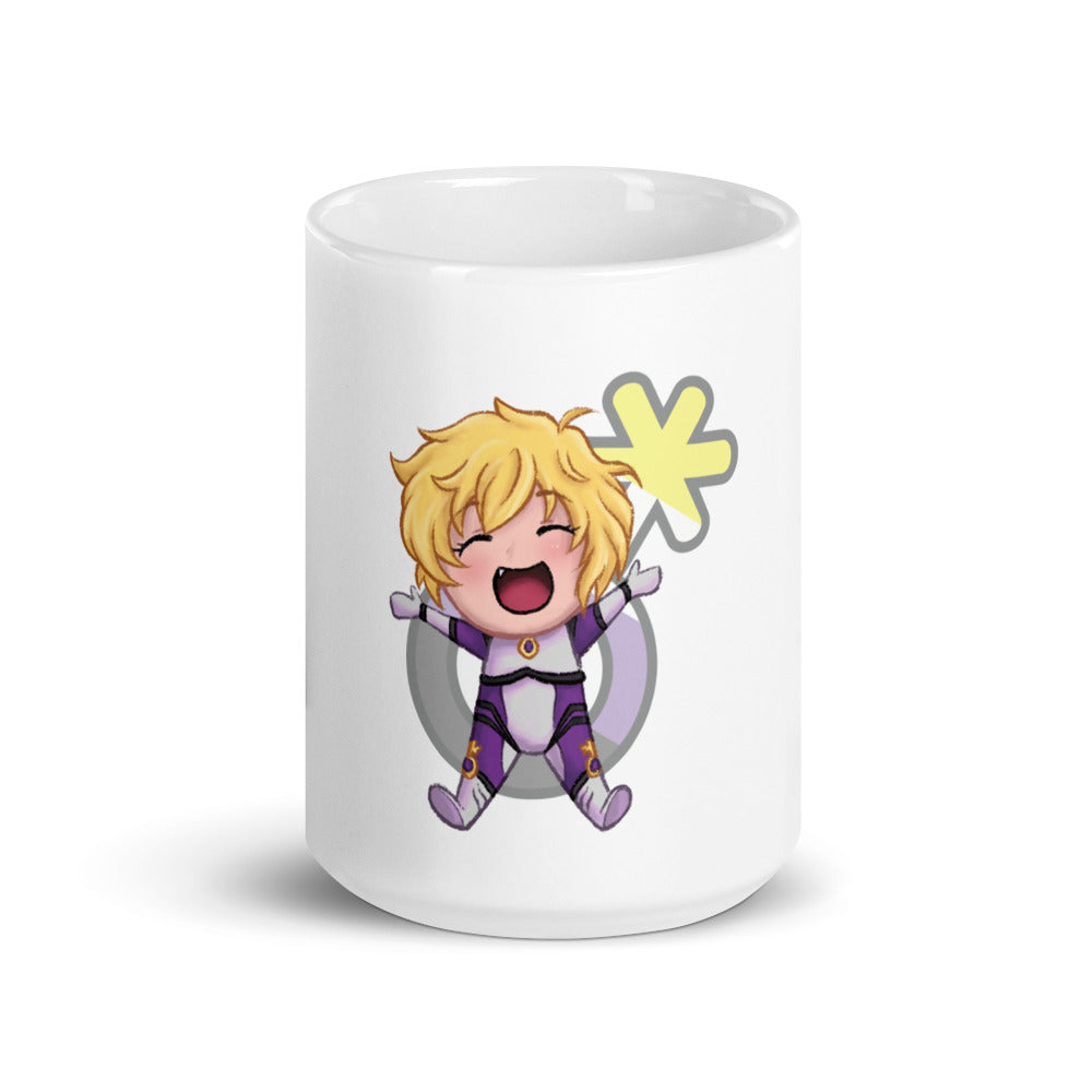 Chibi Non-Binary Mecha Pilot Mug