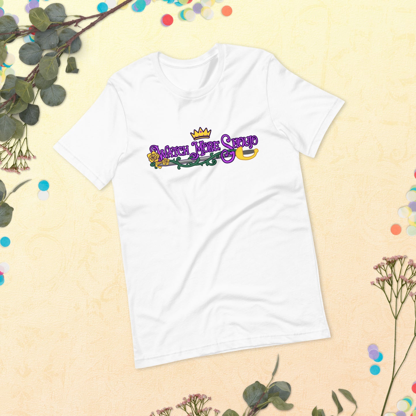 "Watch More Shoujo: Revolution" T-Shirt (Straight Cut)