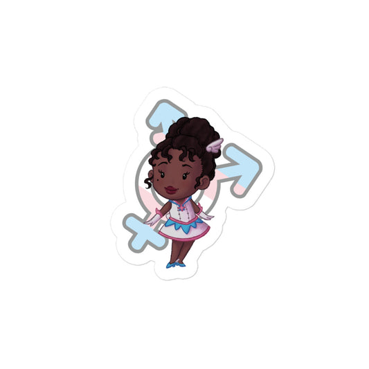 Chibi Trans Magical Girl Sticker