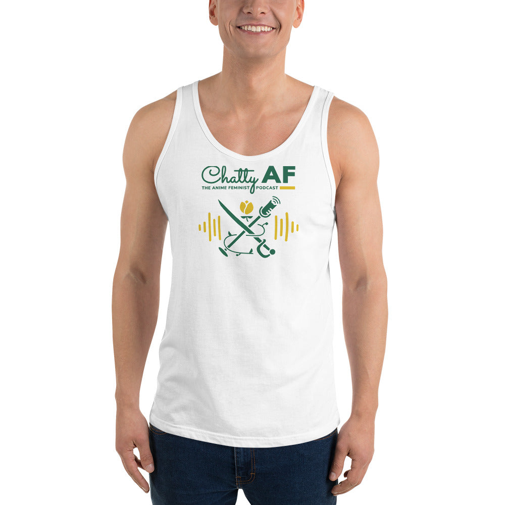 Chatty AF Podcast Tank Top (Straight Cut)